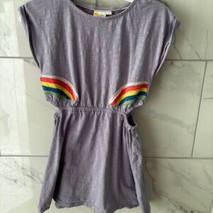 Mini Biden 6-7 rainbow cutout dress